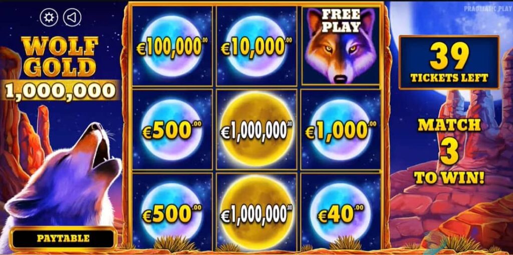 Wolf Gold 1 Million slot